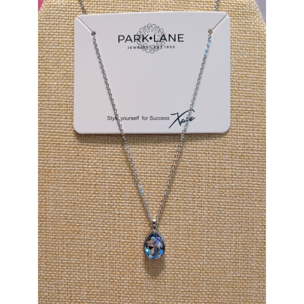 Park Lane  Snowfall Necklace Silver Tone 16 In With 3 In Extender NIB